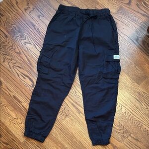 SHEIN Kids Dark Cargo Joggers